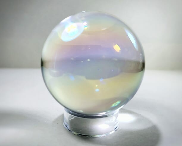 Crystal Balls - Clear, Black, Red. Wholesale Crystal Balls