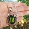 Real Insect Jewelry, Real Beetle Pendant Necklace