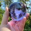 Wholesale Crystal Ball, Purple 80mm, Wholesale Glass Ball