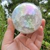 Wholesale Crystal Ball, Crackle Aurora 80mm, Wholesale Glass Ball